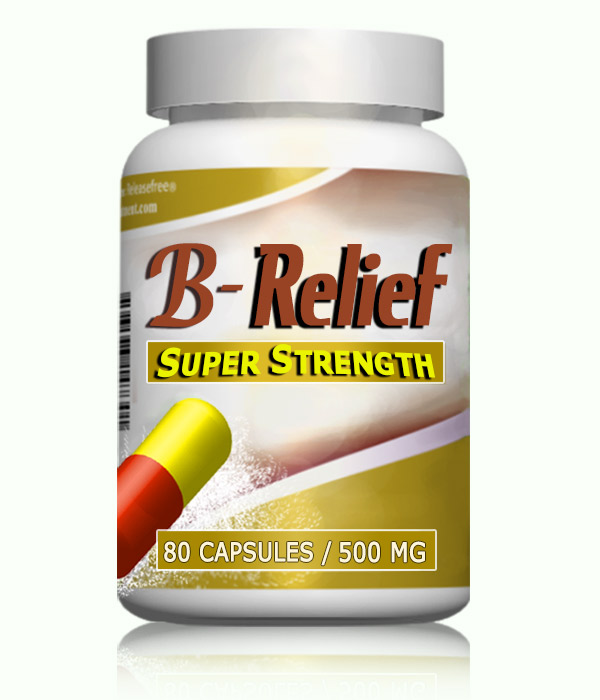 Natural Alternative to Baker's Knee Cyst SURGERY B-Relief SUPER Caps INFO:bakerstreatment.com